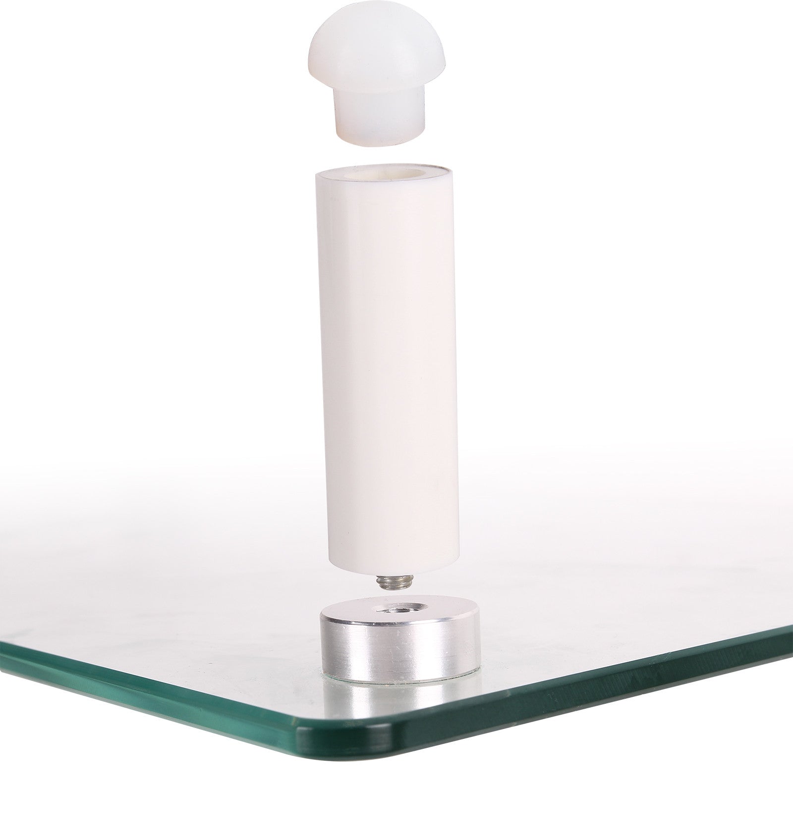 Tabletop Glass Riser for Monitors and Televisions