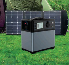 Portable Power Supply 400Wh/100,000mAh - Charges via AC or Solar Panel