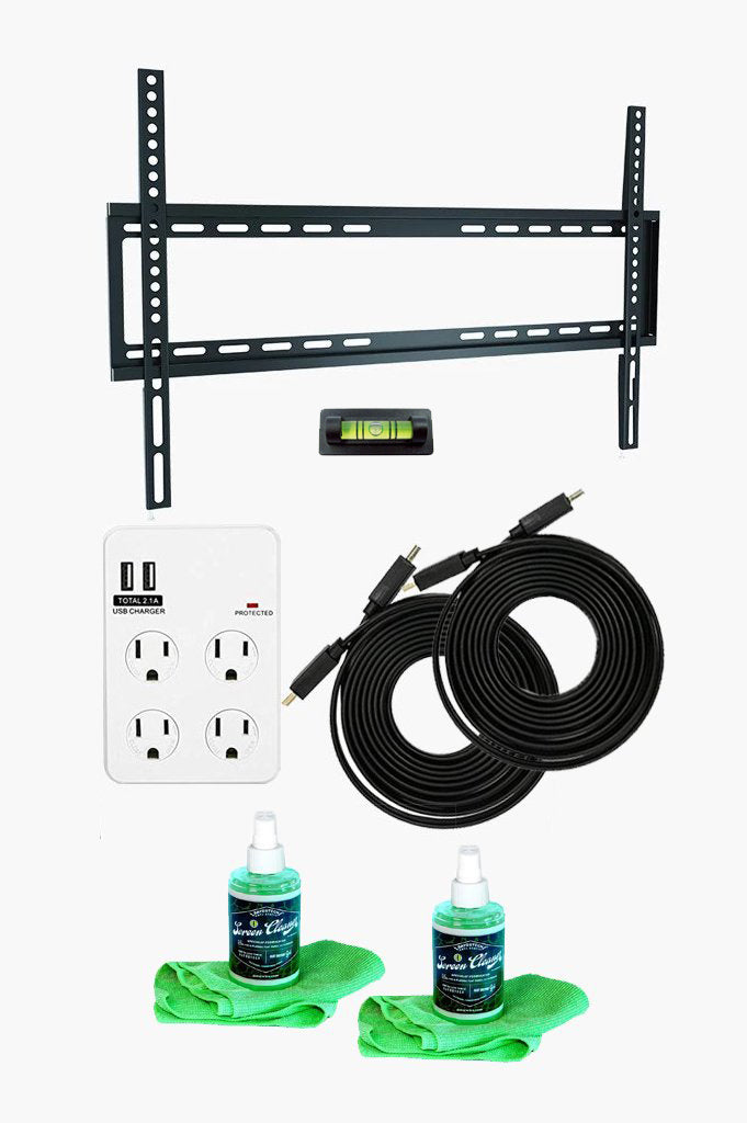 Flat Screen TV Cord and Cable Power Kit