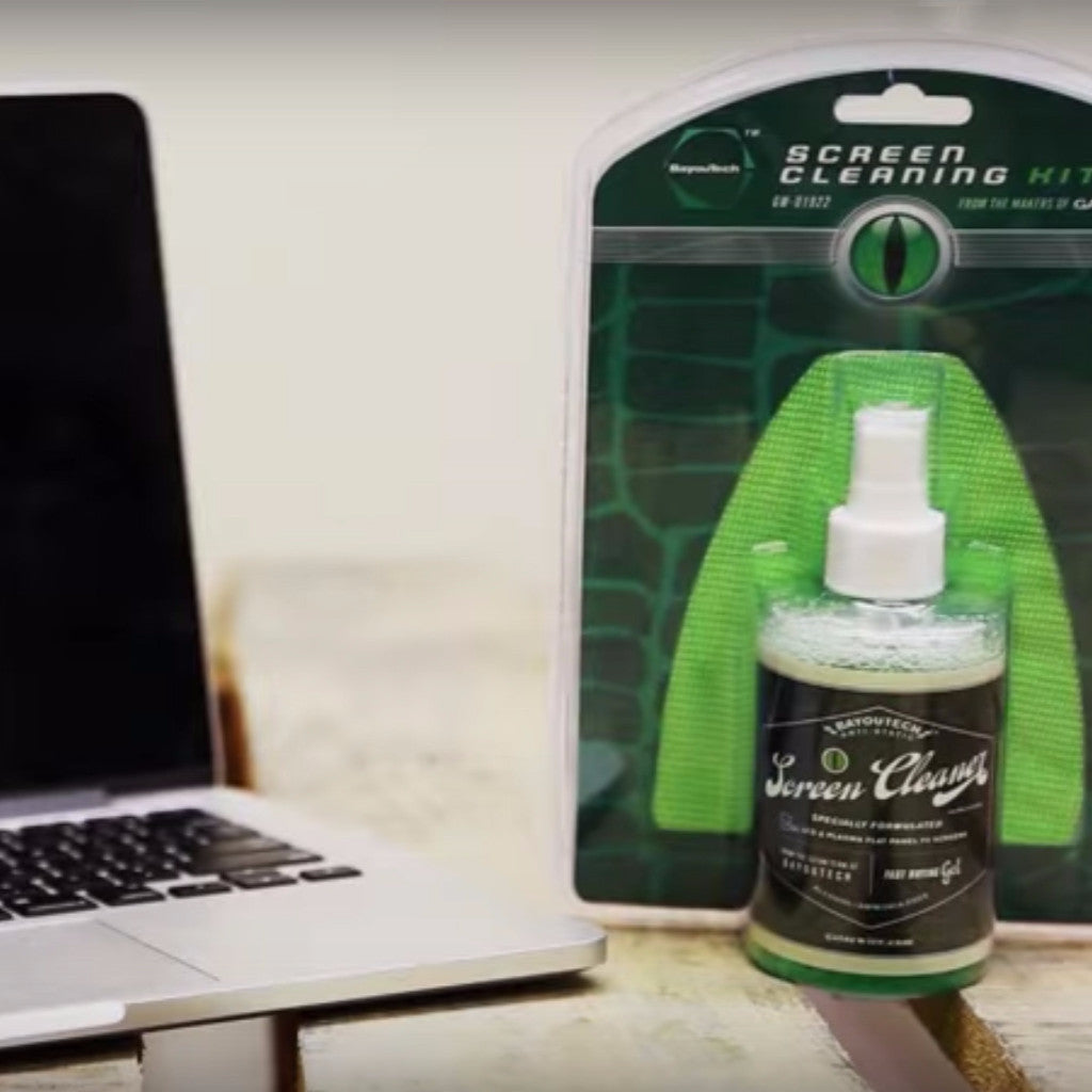 Alcohol/Ammonia-Free Screen Cleaning Gel with Reusable Microfiber