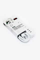 Surge Protected Power Strip with 3 USB Charging Ports